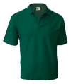 Темно-зеленая мужская рубашка поло