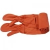 Оранжевый шарф-варежка