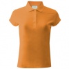 Оранжевая женская рубашка поло
