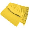Комплект шапка и шарф желтый