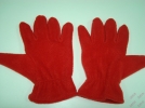 Перчатки флисовые (бордовые)