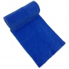 Синий шарф с бахромой