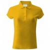 Желтая женская рубашка поло