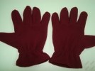 Флисовые перчатки (коричневые)